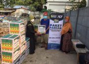 HMI Tangerang Raya & ACT Salurkan Bantuan Warga Terdampak Gusuran di BatuCeper