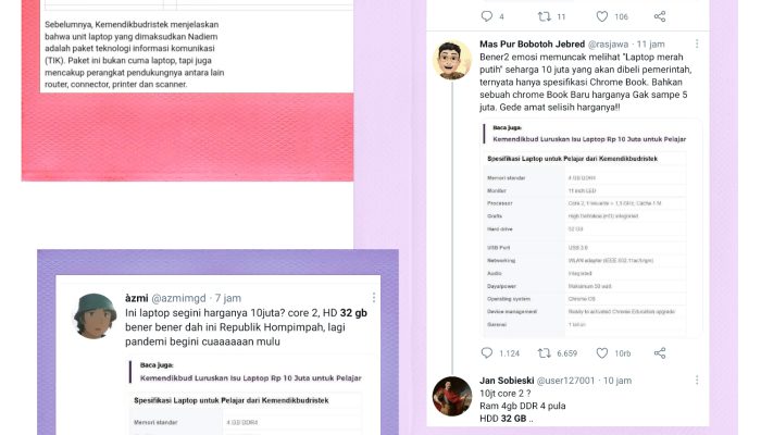 Pengadaan Laptop ‘Merah Putih’ Kemendikbud Ristek Dianggap Jomplang, Dipatok Harga Rp10 Juta