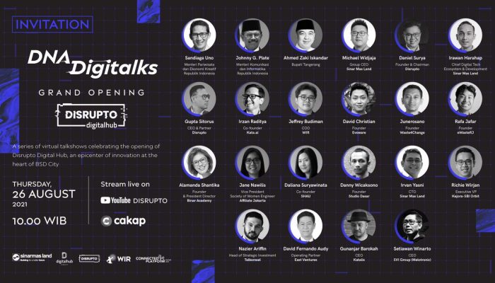 Sinar Mas Land Resmikan Disrupto Digital Hub sebagai Wadah Pengembangan Startup di BSD City