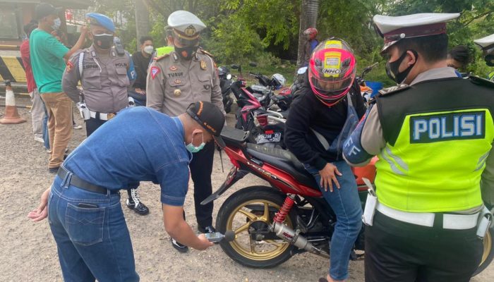 Bandel Gunakan Kenalpot Brong, Pengendara Diancam Penjara