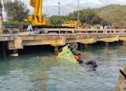 Terungkap Penyebab Truk Terjun ke Laut di Pelabuhan Merak. Begini Kronologinya.