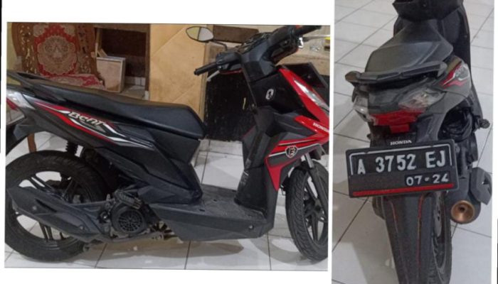 Hendak Pulang Dinas, Personel Ditpolairud Polda Banten Ringkus Maling Motor