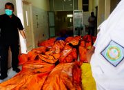 Foto: Korban Kebakaran Lapas Pemuda Klas IA Tangerang Mulai di Identifikasi
