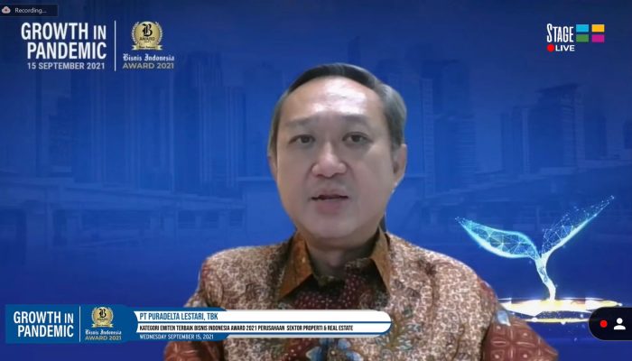 PT Puradelta Lestari Tbk Menang Bisnis Indonesia Awards 2021