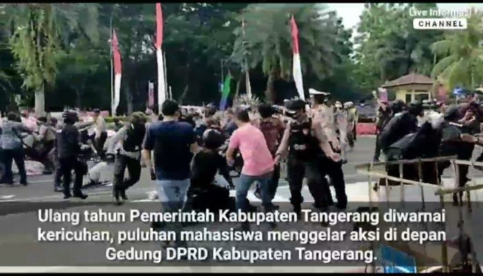 Polisi Banting Mahasiswa, Polresta Tangerang Minta Maaf Melalui Konpres