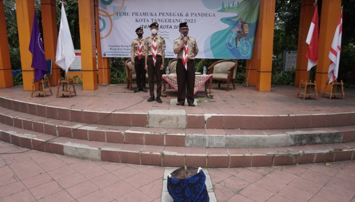 Foto: Upacara Adat Khas Pramuka Kota Tangerang