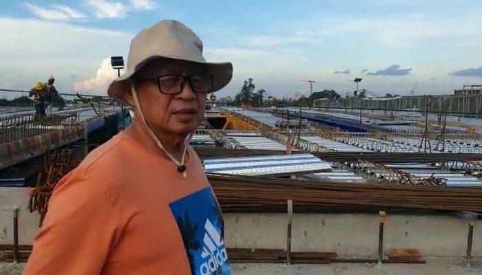 WH Terus Kawal Pembangunan Jembatan Begog Serang