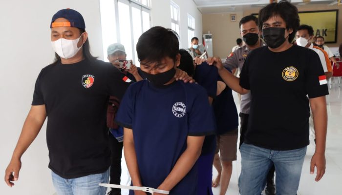 Satreskrim Polres Lebak Polda Banten Ringkus Tiga Pelaku Pengeroyokan Siswa di Gunung Kencana