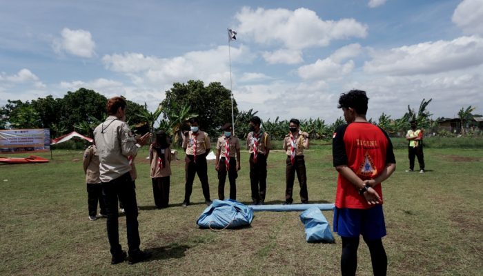 Foto: Saka Bina Sosial Lakukan Pelatihan Menghadapi Bencana