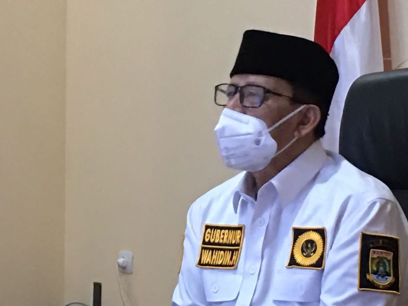 FOTO : Gubernur Banten Wahidin Halim. Amul/Megatrust.co.id