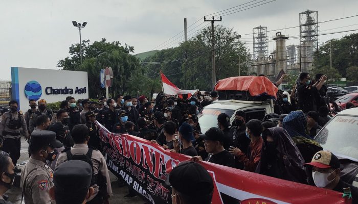 Ratusan Pendekar Serang PT Chandra Asri Kota Cilegon, Minta Kerja Sama Pengelolaan Limbah