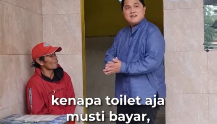 Menteri BUMN Erick Thohir Minta Pertamina Gratiskan Toilet di SPBU