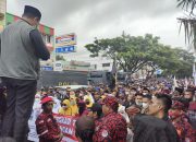 Ormas Kecewa, Pemkab Serang Undur Pembongkaran THM. Ratusan Masa Tutup JLS Kota Cilegon