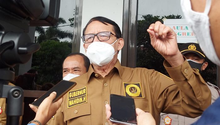 Usai Merangsek ke Ruang Kerja Gubernur Banten, Ini Kata Gubernur Banten Wahidin Halim