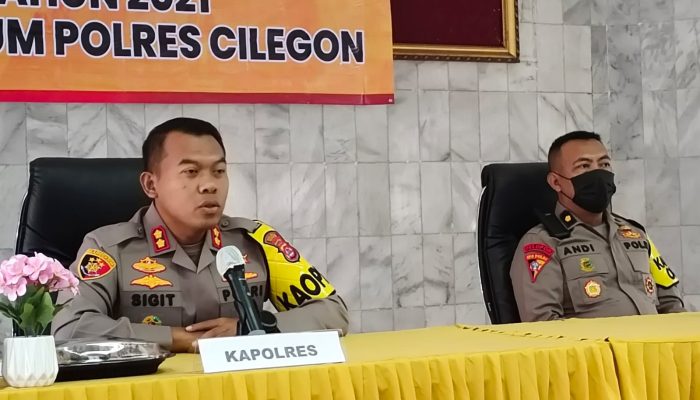 Sederet Ungkap Kasus di Wilayah Hukum Polres Cilegon Tahun 2021. Curanmor Mendominasi