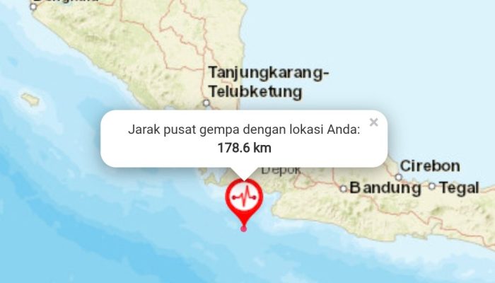 Gempa Kembali Terjadi Guncang Banten Berkekuatan Magnitudo 5,4 Dirasakan Hingga Tambun