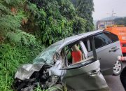 Sopir Diduga Ngantuk saat Berkendara, Brio Nyeberang ke Arah Merak di Tol Tamer. Ini Kronologisnya.