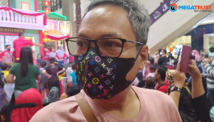Sambut Imlek 2022, Hoky Panda Diserbu Anak-anak di TangCity Mall