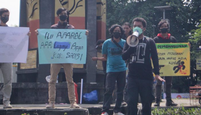 Lintas Organisasi di Tangerang Gelar Aksi Damai, Protes Tindakan Refresif Aparat