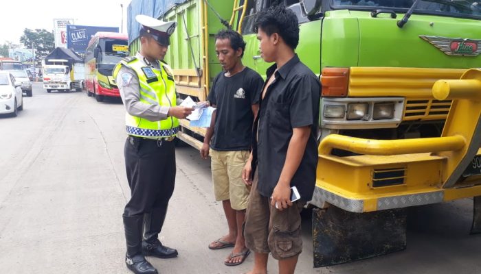 Tidak Main-Main, Sepanjang 2022 Ratusan Kendaraan Truk Odol Ditilang Satlantas Polres Cilegon