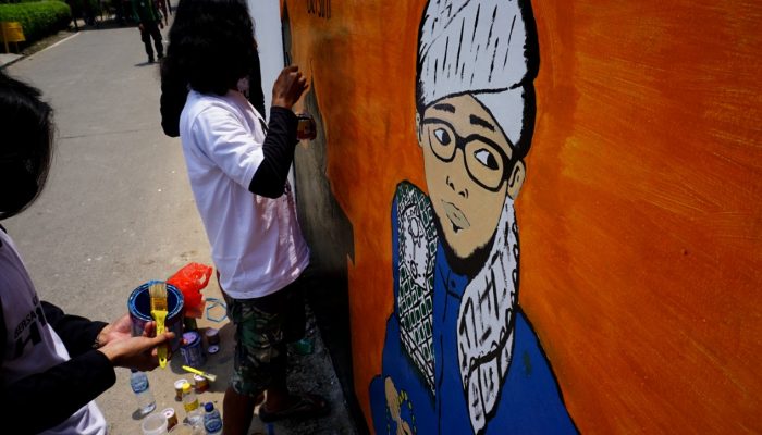 Foto: Lomba Mural Sambut Ramadhan 2022