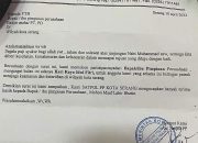 Satpol PP Kota Serang minta THR ke Perusahaan Pake Surat