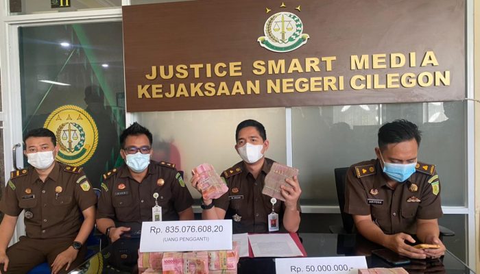 Uang Negara yang Digondol Maling, Dieksekusi Kejari Cilegon. Segini Nilainya.