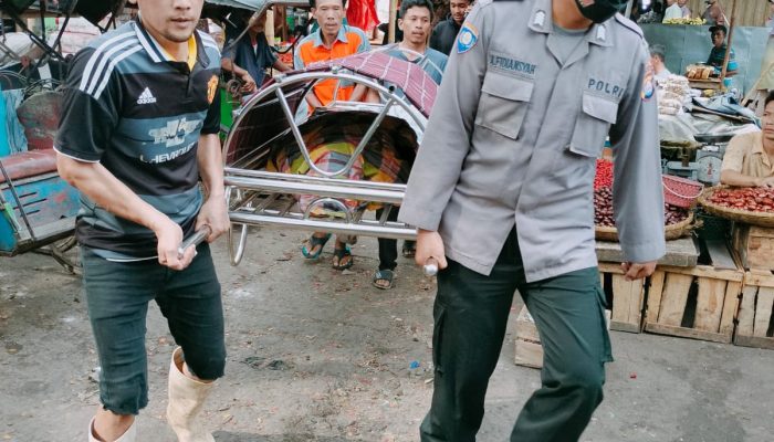 Saat Belanja Daging di Pasar Rau, Pria Paruh Baya Meninggal Dunia
