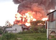Pabrik Thinner di Tangerang Ludes Terbakar