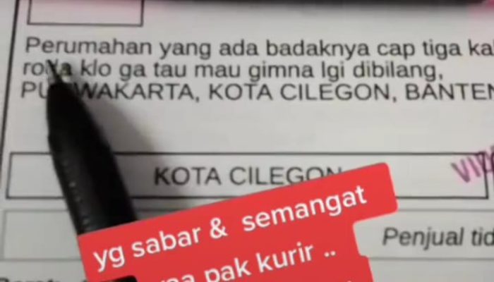 Alamat Pengiriman Paket Ini Nyelenehnya Bikin Geleng Kepala, Netizen: Emang Sengaja Nyusahin