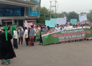 Kiai dan Santri di Banten Geruduk Kantor PPP Banten, Ini Tuntutannya