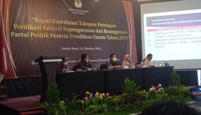 KPU Cilegon Akan ‘Gedor’ Rumah Warga, Demi Verifikasi Faktual
