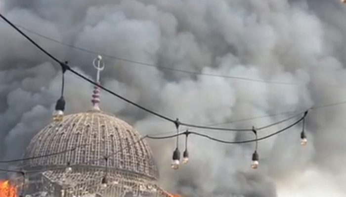 Kubah Masjid Islamic Center Habis Terbakar, Begini Kronologisnya