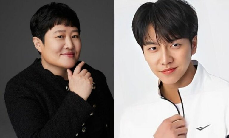 Kwon Jin Young, CEO Hook Entertainment dan Lee Seung Gi. Kbizoom.com