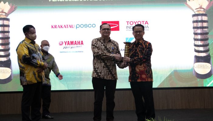 Diklaim Menjadi Industri Hijau. PT Krakatau Posco di Cilegon Sabet Penghargaan dari Kementerian Perindustrian