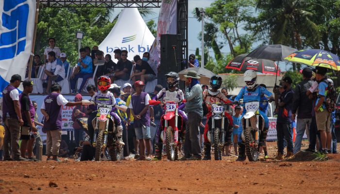 Foto: Atlet Cabor Motorcross Beregu 125cc Porprov VI Banten