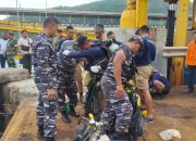 TNI AL dari Lanal Banten Akan Evakuasi Truk yang Nyemplung di Pelabuhan Merak