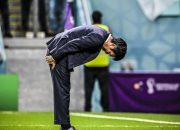 Piala Dunia 2022 : Usai Tersingkir, Pelatih Jepang Meminta Maaf Dengan Gestur Membungkuk