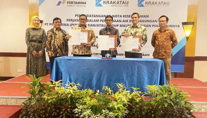 Krakatau Tirta Indstri Kerjasama dengan Pertamina Group