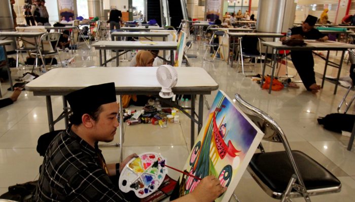 Foto: Lomba Karya Kaligrafi di MTQ Ke XXII Kota Tangerang