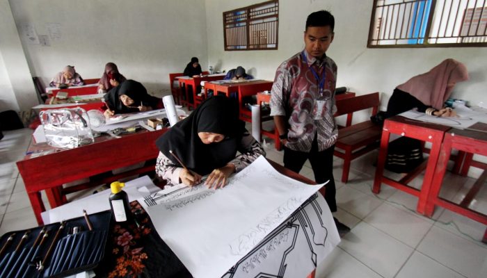 Foto: Lomba Kaligrafi MTQ ke-53 Kabupaten Tangerang