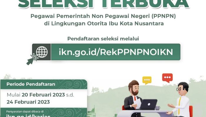 Buruan Daftar, Otorita IKN Buka Lowongan Kerja Banyak Posisi, Ini Daftar Lengkapnya
