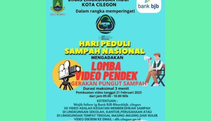 Yuk Seru-Seruan, Ikut Lomba Video Gerakan Pungut Sampah dari DLH Cilegon