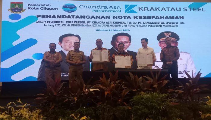 Pemkot Cilegon Teken MoU dengan Perusahaan Besar, Bangun Warnasari