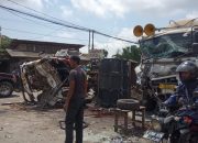 Begini Kronologi Lengkap Truk Tangki Semen vs Truk Pasir di Jalan Raya Serang-Cilegon, Satu Orang Tewas