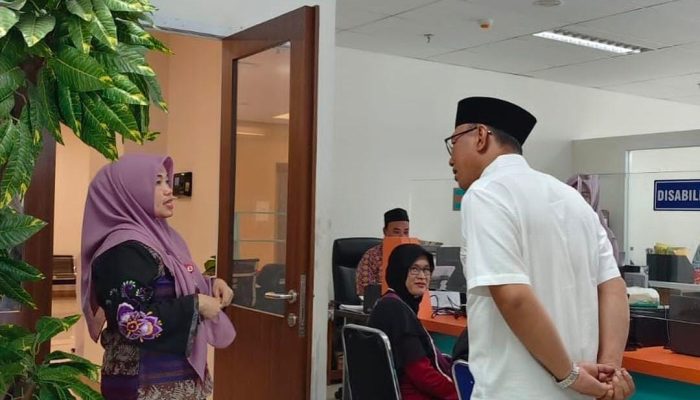 Awal Puasa, Wali Kota Cilegon Helldy Sidak Beberapa OPD
