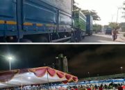 Arus Mudik 2023 : Pemudik Motor di Pelabuhan Ciwandan Terpantau Belum Ramai, Truk Mengantre di JLS