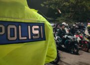 Kantong Parkir di Pelabuhan Ciwandan Over Load, Polisi Lakukan Penyekatan di Simpang Tiga JLS