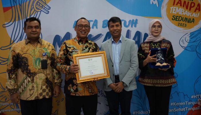 Perda Kawasan Tanpa Rokok Jadi Dasar Kota Cilegon Sabet Penghargaan Pastika Parahira