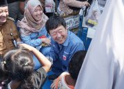Berbagi Kebahagiaan Bersama Masyarakat Kota Cilegon, Krakatau Posco Bagikan Puluhan Hewan Kurban